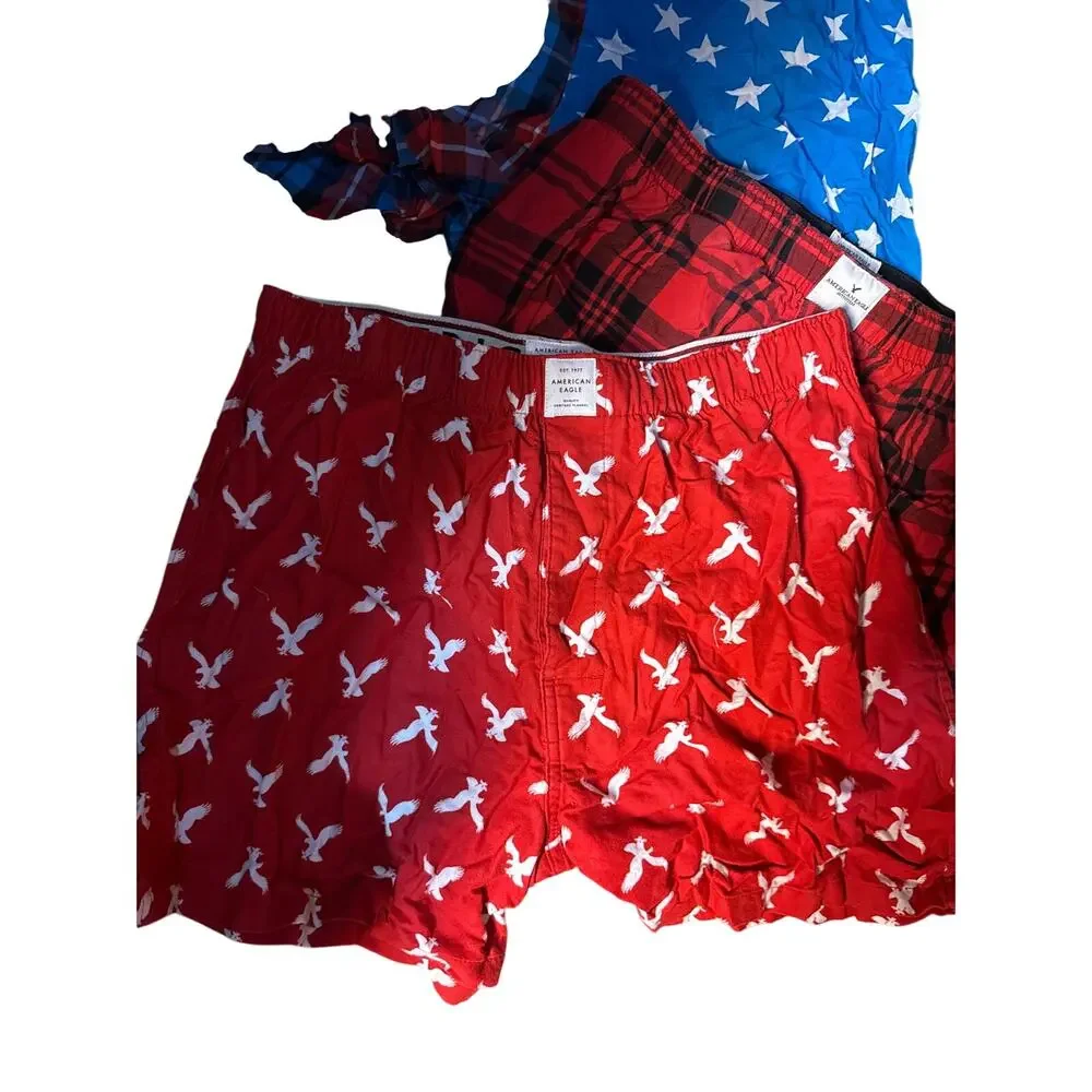 AMERICAN EAGLE boxers- bundle , size Medium